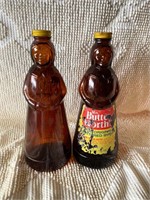 2 Mrs. Butterworth Syrup Bottles
