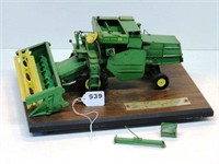 JD 105 Combine by John Kauffman