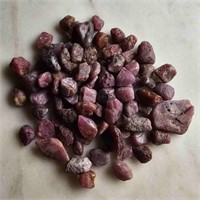 295 Ct Rough Ruby Gemstones Lot