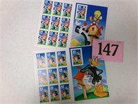 US STAMPS LOONEY TUNES 2 MINT SHEETS
