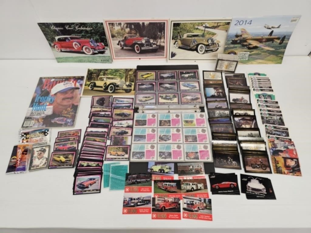 AUTOMOTIVE CARDS, MAGAZINES, CALENDERS PLUS