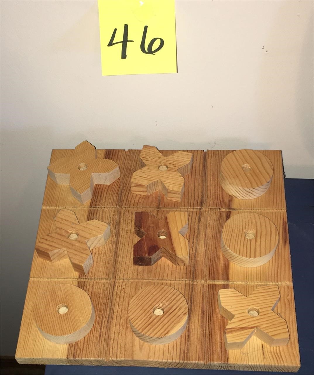 Wooden Tic Tac Toe Board