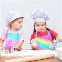 2 Pack, Kid's Apron Set. See in-house photos for