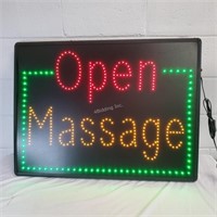4 new Led Signs saying  Open Massage -QS