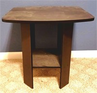 EBONY MATTE BLACK CONTEMPORARY MDF SIDE TABLE