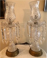 F - PAIR OF VINTAGE TABLE LAMPS (C6)