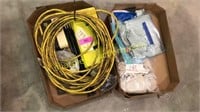 Extension cord, tool box, misc