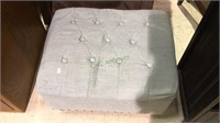 Cushion ottoman with storage space inside, 24x16,