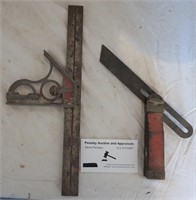 vintage square and angle measure