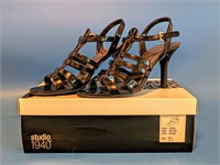 Studio 1940 Black Vixen Ladies Heels