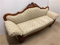 Antique couch. 80” long. 26” deep.