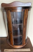 TABLE TOP CURIO CABINET-APPROX. 24" TALL