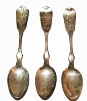 (3) Early Sterling Pattern Spoons