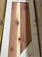 5 boxes Aromatic red cedar planking 15sq ft per