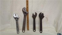 Crescent wrenches (4)