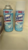 New - Lysol disinfectant spray - crisp linen scent