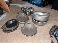 Cake pans, pie plates, etc