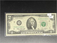 Series 1976 $2 Green Seal (Uncirculated)