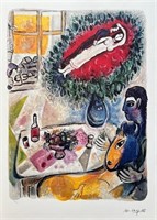 Marc Chagall REVERIE Signed LTD EDT Lithograph