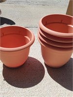Five Sun Baked 8" Planters "Ariana"