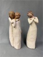(2) Willow Tree Angels