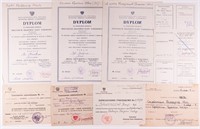 10 WWII POLISH CITATIONS FOR RED ARMY SOLDIERS