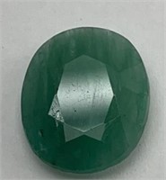 Large 5.89ct Natural Brazilian Emerald Oval
