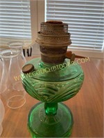 oil lamp with extra chimney's