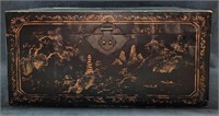 Vintage Asian Style Design Wooden Chest