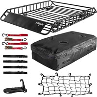 Roof Rack Basket 51X36X5" Cargo Carrier Universal