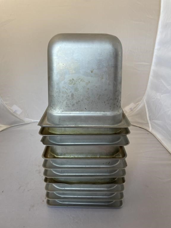 Stack of Steam Table Containers