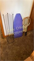 Wire Cd Holder, Small Iron Board, (2) Badminton’s