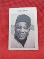 1969 Willie Mays Milton Bradley Baseball Card HOF