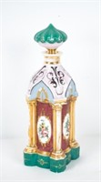 19th C. Porcelain Gothic Revival Scent Bottle