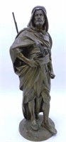 Jean Jules Salmson 'Le Guerrier Arabe' Bronze.