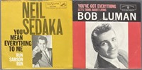 Bob Lyman & Neil Sedaka Vinyl 45 Singles