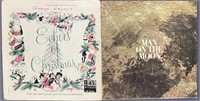 Christmas & Man on the Moon Vinyl 45 Singles