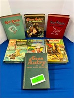 Lot of 7 Hard Cover GENE AUTRY ROY ROGERS Books