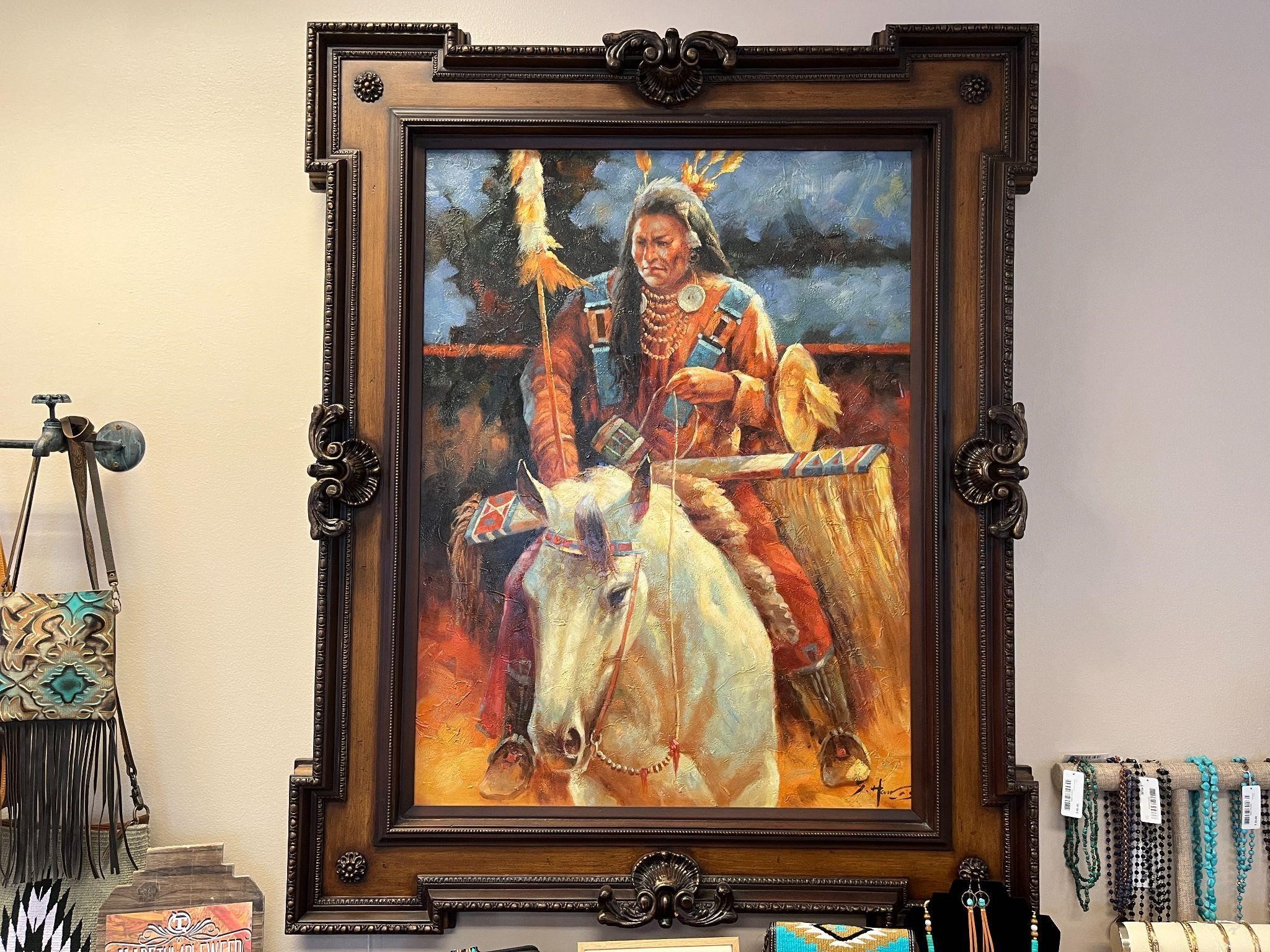 (Reserve $100) American Indian Painting