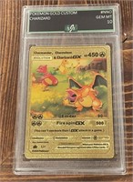 Pokémon Gold Custom Charizard Card