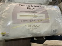 Threshold king feather & down pillow