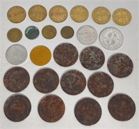 General Motors Tokens, Lucky Heads Tails Tokens,