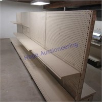 4 section metal shelf