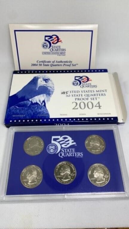 US Mint State Quarters 2004 PROOF set