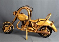 Wooden Harley Davidson Motorcycle Model