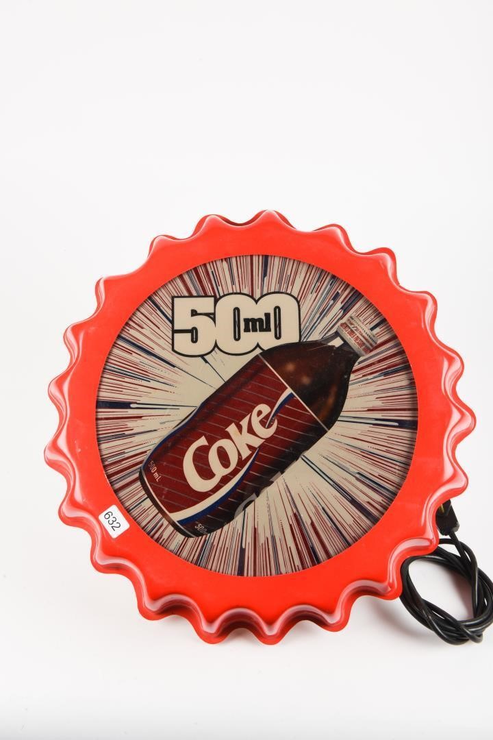 COKE 500 ML PLASTIC ADVERTISING LIGHT BOX