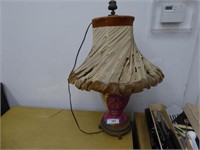 Table lamp w/ shade AS IS