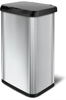 Glad Stainless Steel Trash Can with Clorox Odor