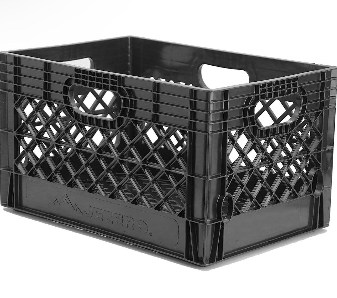 Milk Crate for Household Storage, Plastic Storage