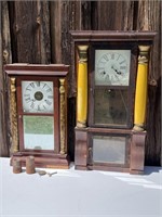 Antique Seth Thomas Columned Shelf Clocks